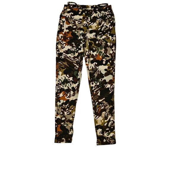 Zoë + Phoebe Womens Camouflage Cutout Waist Detail Leggings Size Medium - Picture 3 of 9